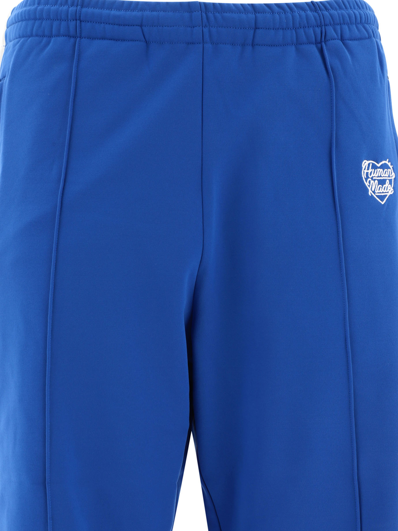 HUMAN MADE Blue Track trousers with logo bands